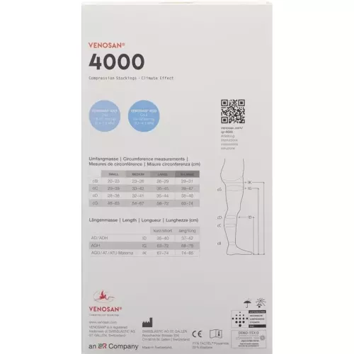 Venosan 4002 A-dh Kkl2 L short open Mexico 1 pair buy online