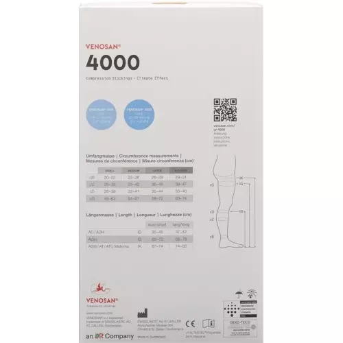 Venosan 4002 A-d Kkl2 L Kurz Gesch Black 1 pair buy online
