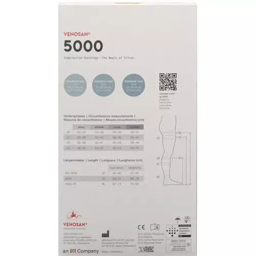 Venosan 5002 A-d Kkl2 XL Kurz Gesch sand 1 pair buy online