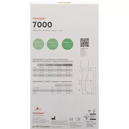 Venosan 7002 A-gg Kkl2 XL Short Right Beige buy online