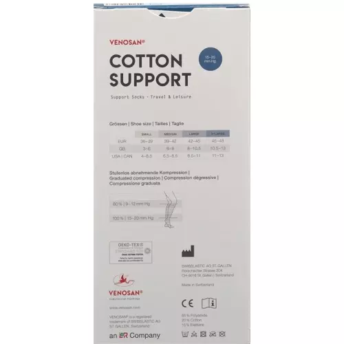 Venosan Cotton A-d Support Socks XL Jeans 1 Paar buy online