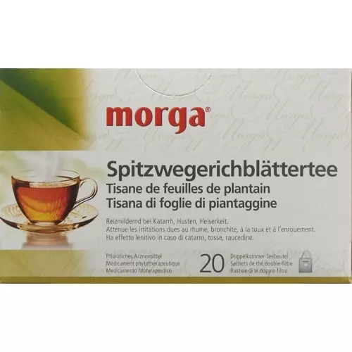 Morga Spitzwegerich Tee Beutel 20 Stück buy online