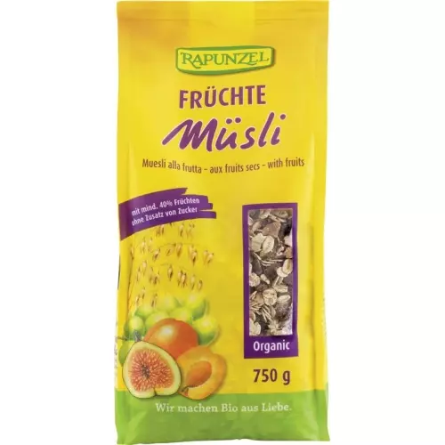 Rapunzel Früchte Müesli Beutel 750g buy online