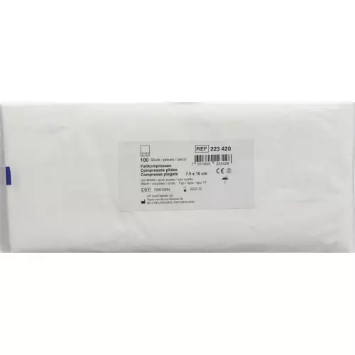 IVF Faltkompressen mit Watte Typ17 8-fach 7.5x10cm 100 Stück buy online