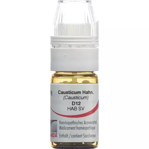 Omida Causticum Hahne Globuli D 12 Dosierhilf 4g buy online