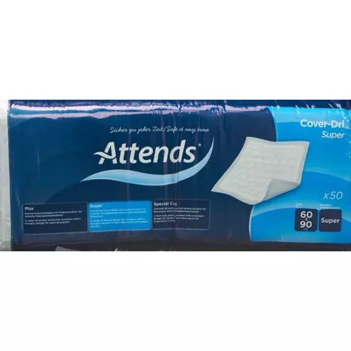 Attends Cover Dri Unterl Super 60x90cm Beutel 50 Stück buy online