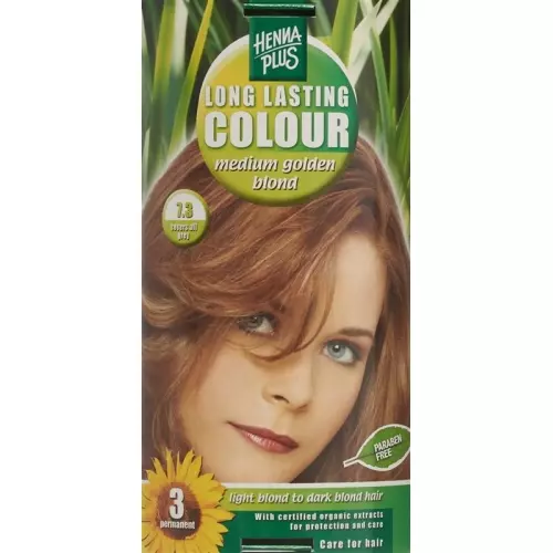 Henna Plus Long Last Color 7.3 Medium Golden Blonde buy online