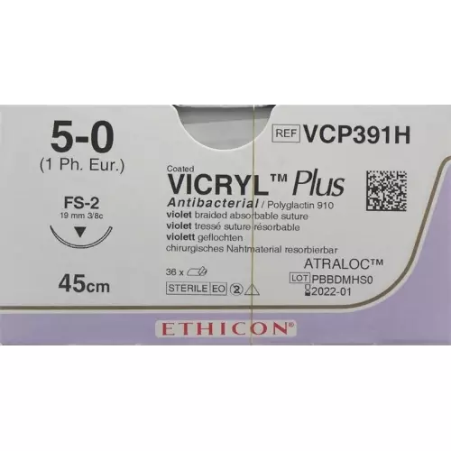 Vicryl Plus 45cm Violett 5-0 Fs-2 36 Stück buy online