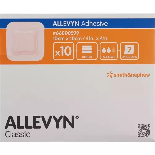 Allevyn Adhesive Wundkompressen 10x10cm 10 Stück buy online