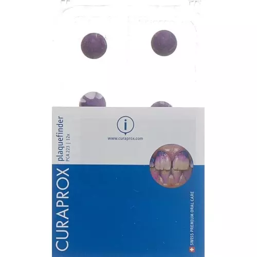 Curaprox Pca 223 Plaquesearch Anfärbetabletten 12 Stück buy online
