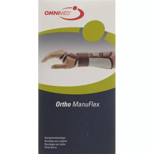 Omnimed Ortho ManuFlex Handgelenkbandage 22cm Rechts Grösse S Grau-Bordeaux buy online