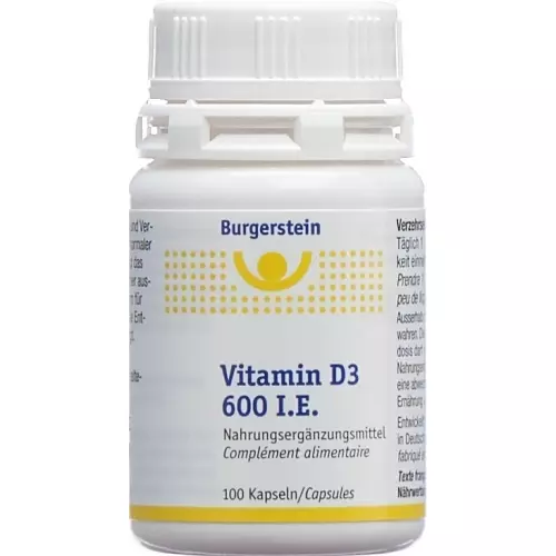 Burgerstein Vitamin D3 capsules 600 IE 100 pieces buy online