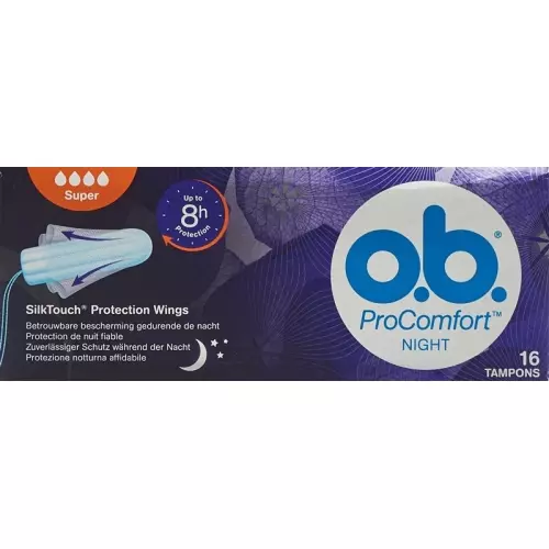OB tampons Flexia ProComfort Night Super 16 pcs