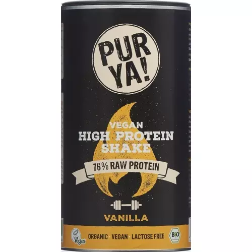 Purya! Vegan High-Protein Shake Vanilla Bio 550g buy online