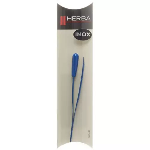 Herba tweezers inclined inox blue buy online