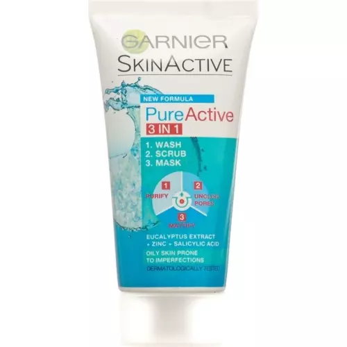 Garnier Pure Active Cleanser 3in1 Mini 150ml buy online