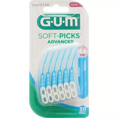 Gum Sunstar Bristles Soft Picks Advanced Small 30 pieces buy online