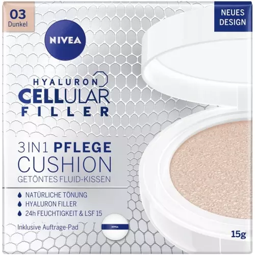 Nivea Hyaluron Cellu Filler 3in1 Cush Dunkel 15ml buy online