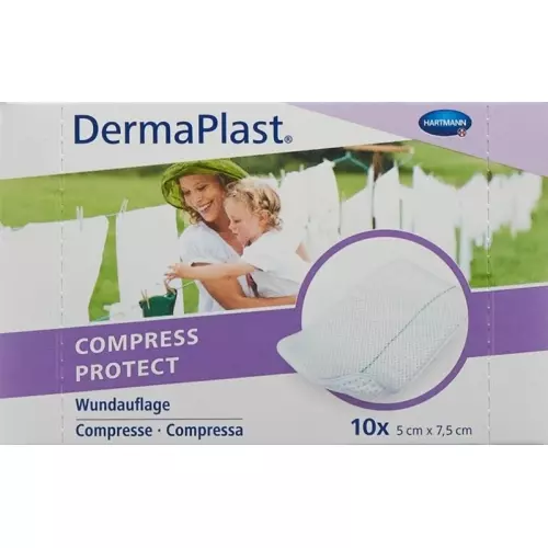 Dermaplast Compress Protect 5x7.5cm 10 Pieces buy online