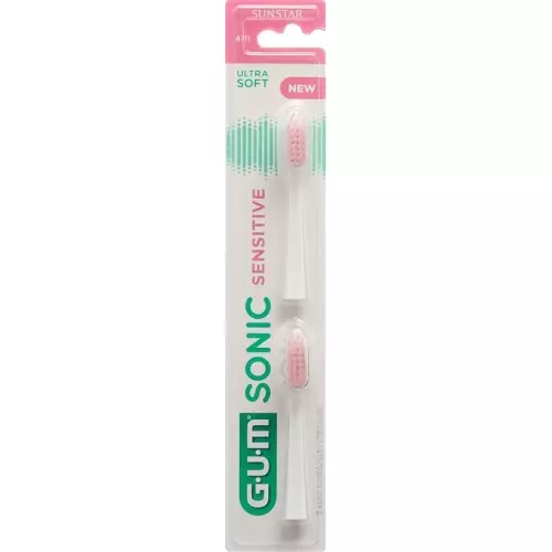 Gum Sonic Sensitive Ersatzköpfe Weiss 2 Stück buy online