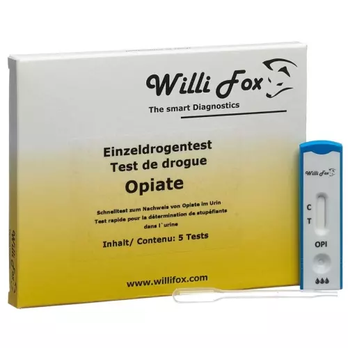 Willi Fox drug test opiates single urine 5 pcs