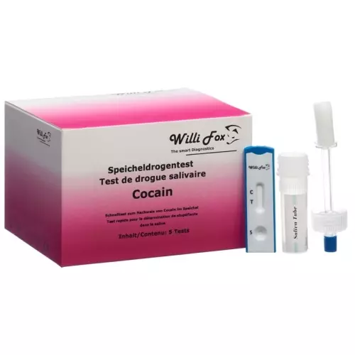 Willi Fox cocaine drug test saliva 5 pcs