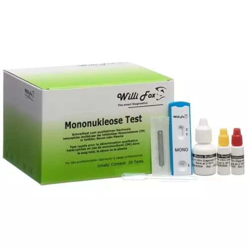 Willi Fox mononucleosis test 20 pieces