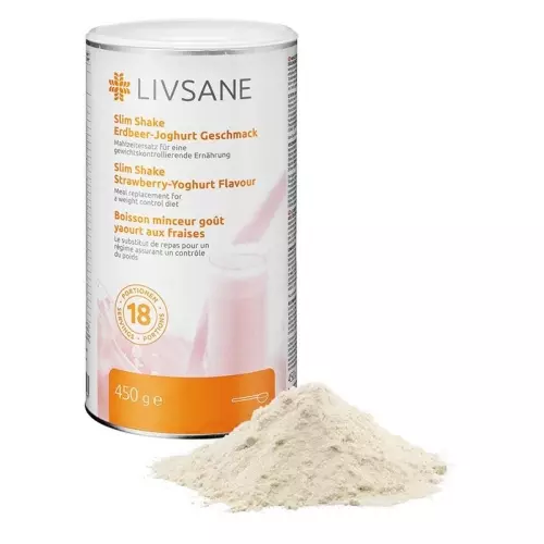 Livsane Slim Shake Erdbeer-Joghurt Geschmack 450g buy online