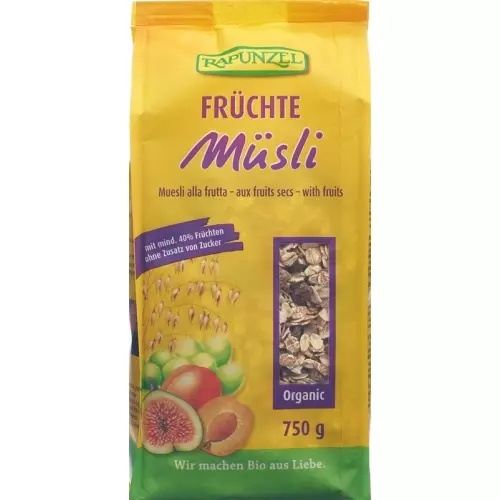 Rapunzel Früchte Müesli Beutel 750g buy online
