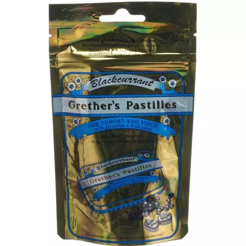 Grether’s Pastilles Blackcurrant Nachfüllbeutel 100g buy online