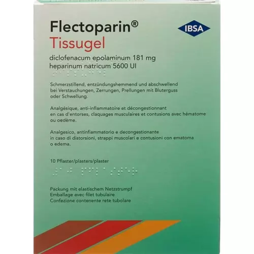 Flectoparin Tissugel 10 Pflaster buy online