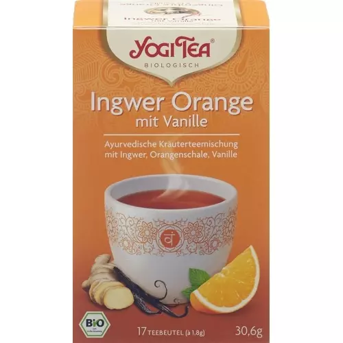 Yogi Tee Ingwer Orange Vanille Beutel 17 Stück buy online