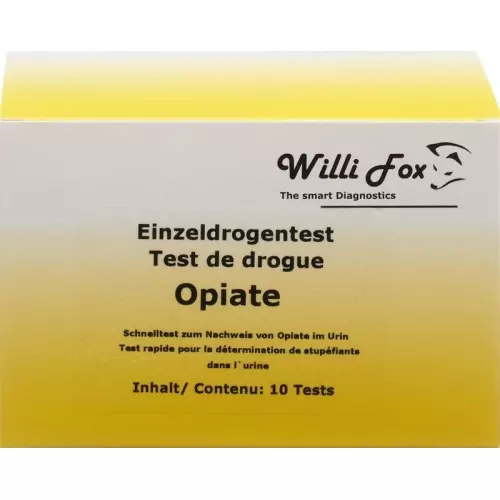 Willi Fox drug test opiates individual urine 10 pcs