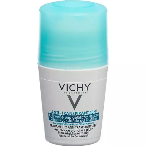 Vichy Deodorant Anti-Transpirant 48H Roll-On Anti Weisse und Gelbliche Flecken 50ml buy online