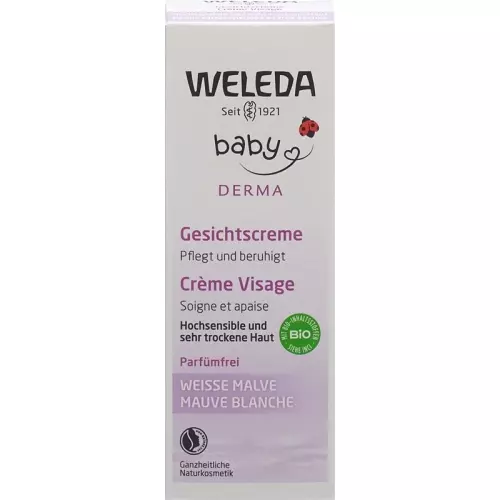 Weleda Baby Derma Weisse Malve Gesichtscreme 50ml buy online