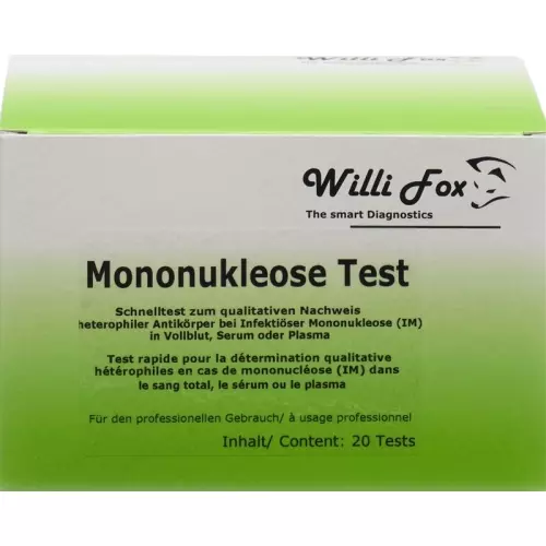 Willi Fox mononucleosis test 20 pieces