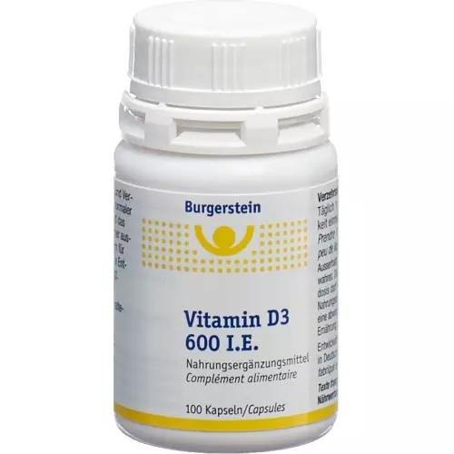 Burgerstein Vitamin D3 capsules 600 IE 100 pieces buy online