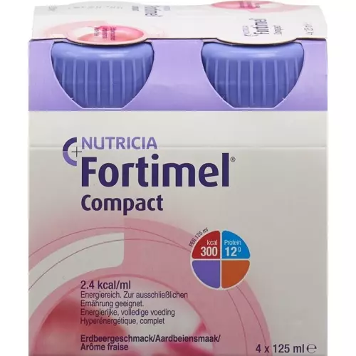 Fortimel Compact strawberry 4 Fl 125 ml
