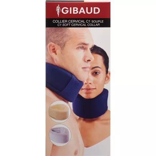 GIBAUD Cervicalstütze C1 7.5cm Gr2 soft 35-40cm