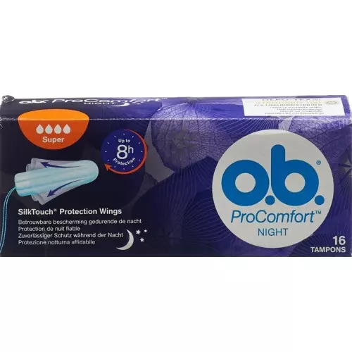 OB tampons Flexia ProComfort Night Super 16 pcs