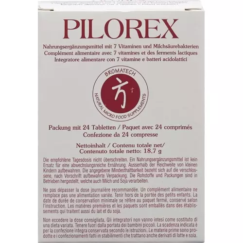 PILOREX Bromatech Tabs Blist 24 pcs