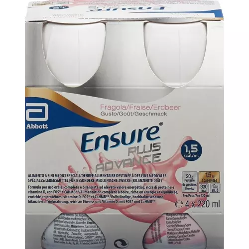 Ensure Plus Advance strawberry 4 x 220 ml