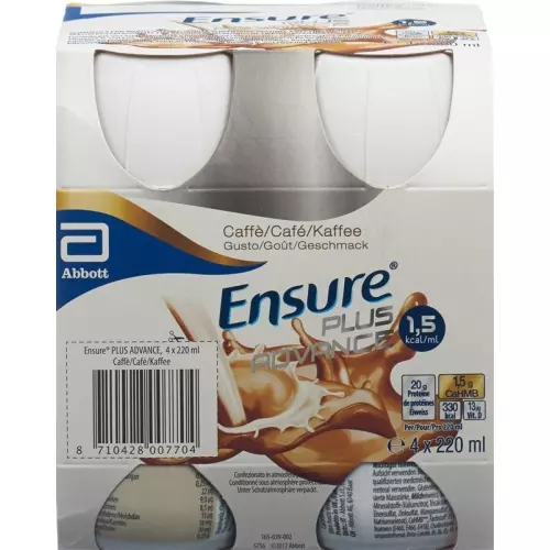 Ensure Plus Advance Coffee 4 x 220 ml