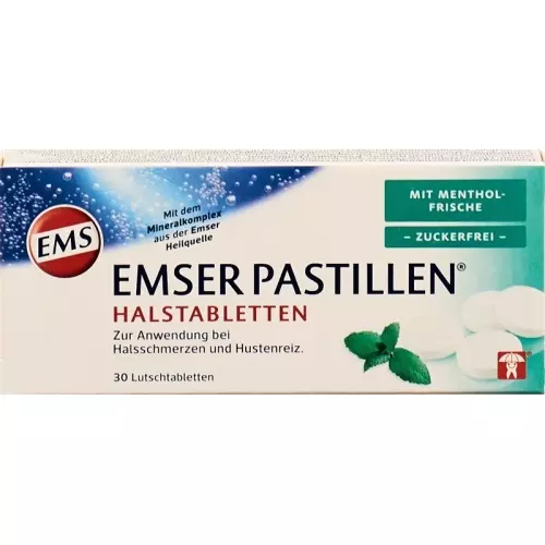 Emser sugar-free with menthol 30 pastilles