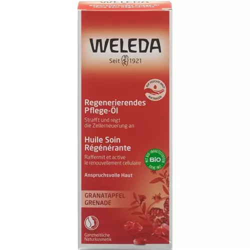 Weleda Granatapfel Regenerations-Öl Glasflasche 100ml buy online
