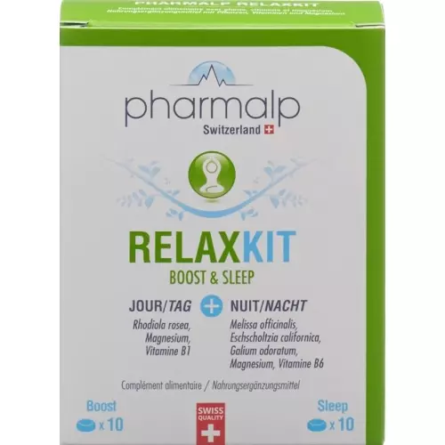 Pharmalp Relaxkit Boost & Sleep Tablets Blister 20 pcs buy online
