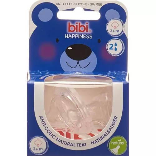 Bibi Sauger Natural Happiness 2+ buy online