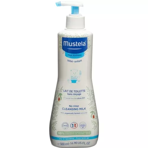 Mustela Reinigungsmilch Normale Haut O Abspül 500ml buy online