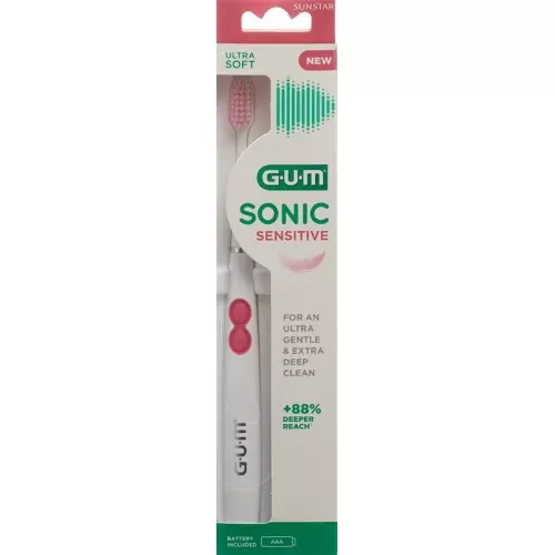 Gum Sonic Sensitive Elektr Zahnbuers Weiss buy online