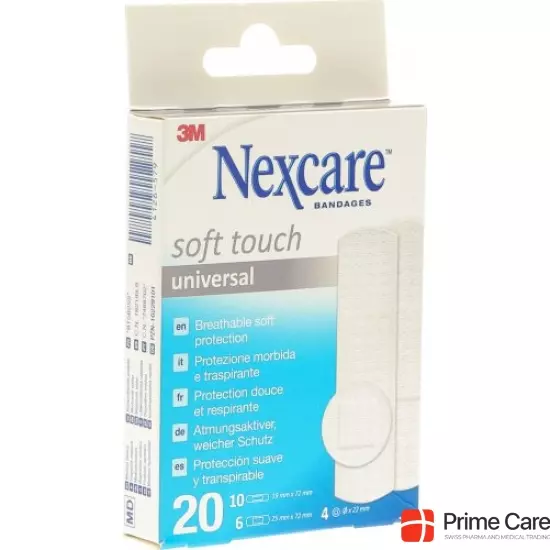 3M Nexcare Pflaster Soft Touch 3 Groess Ass 20 Stück buy online